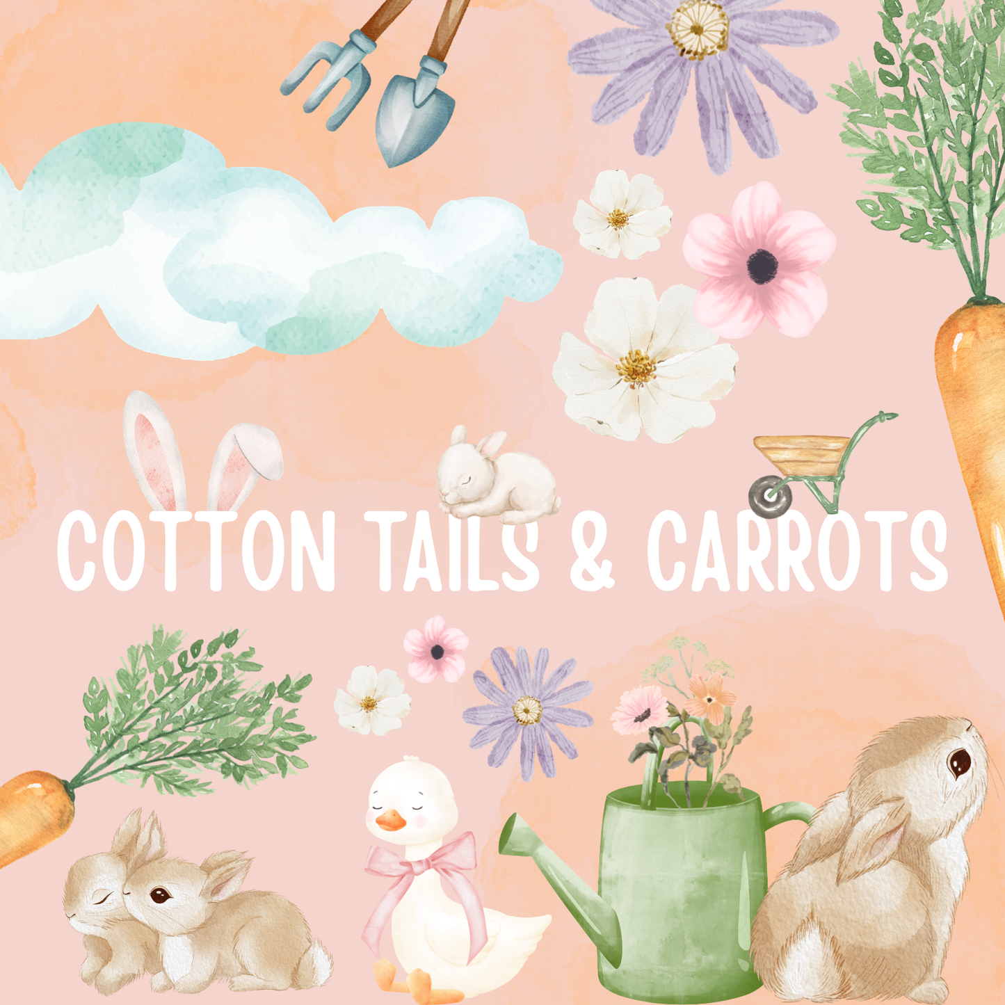 cotton tails & carrots | the messy box X wildflower sensory