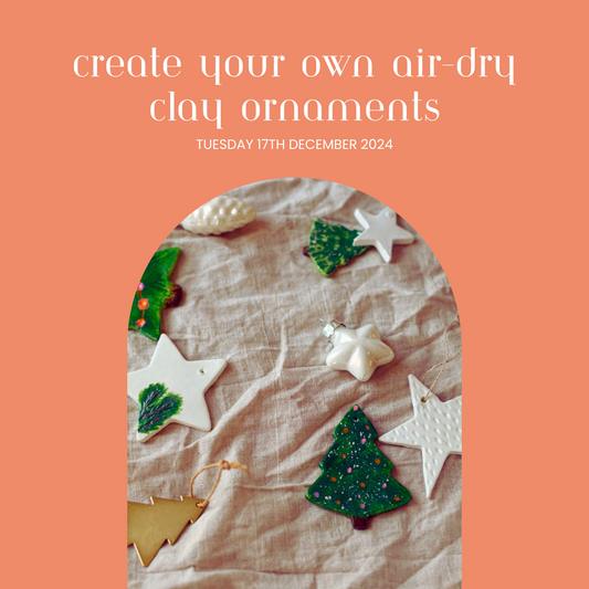 Create your own Air-Dry Clay Ornaments