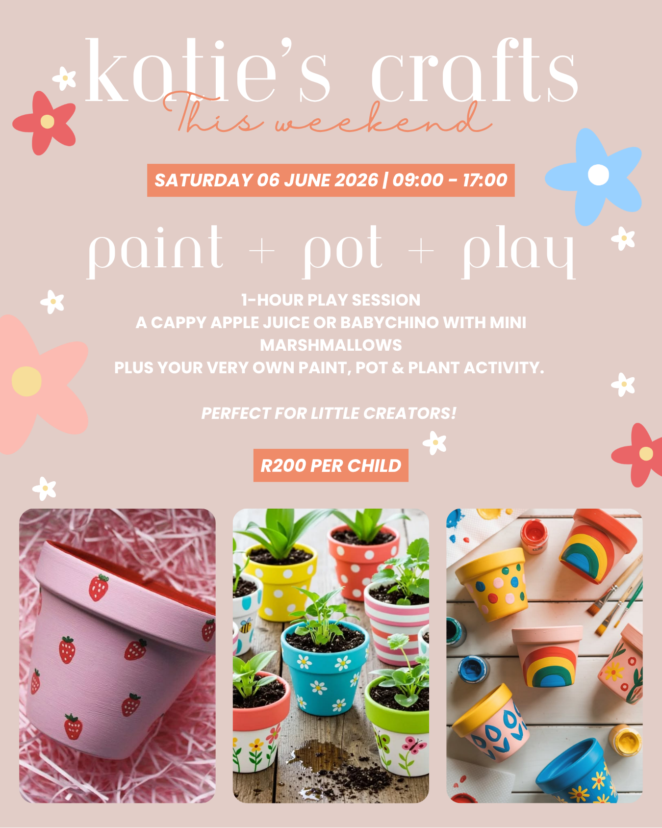 katies crafts | paint, pot & play