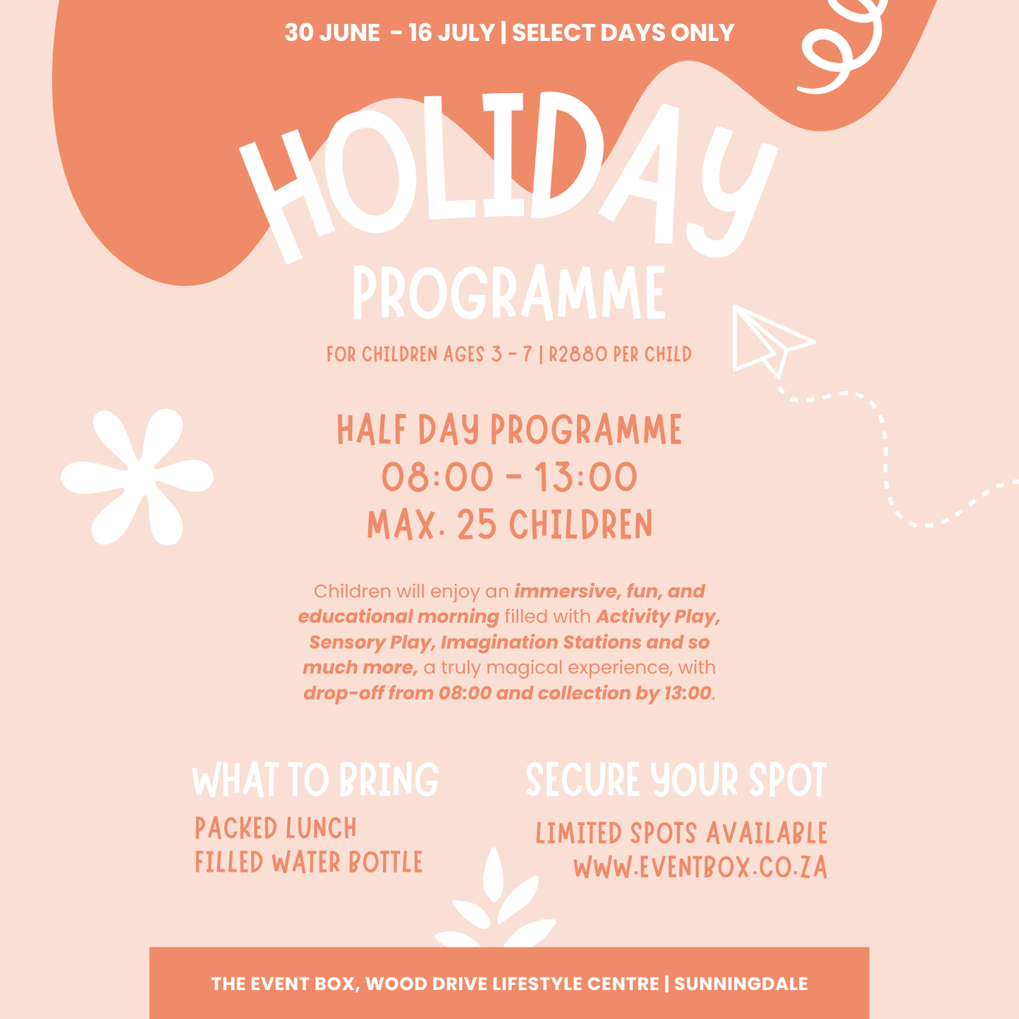 the event box | holiday programme